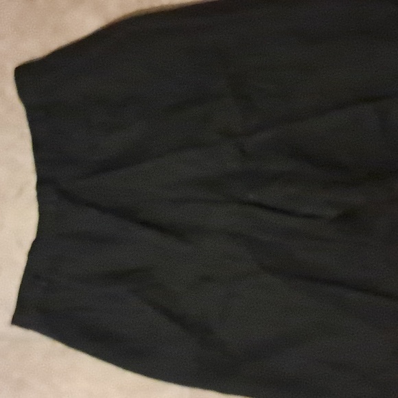 Talbots Classic Irish Linen Pants Trousers Black Business Minimalist Office - Picture 4 of 8